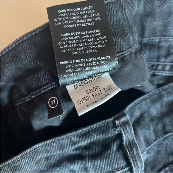 Grlfrnd- Ariana Flared Mid Rise Denim Maxi Skirt In Black East Side Size 27 - Picture 6 of 6